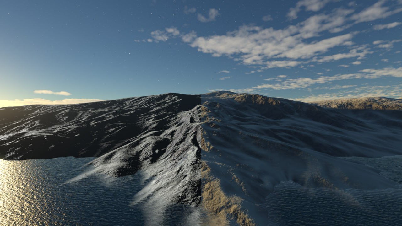 Атмосферное освещение и рассеивание света